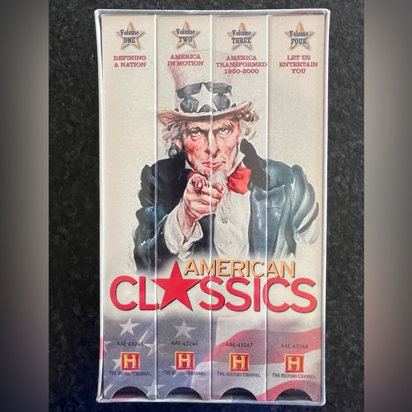 NWT Bundle 4pc AMERICAN Classics VHS Videos HISTORY Movies - Picture 3 of 5